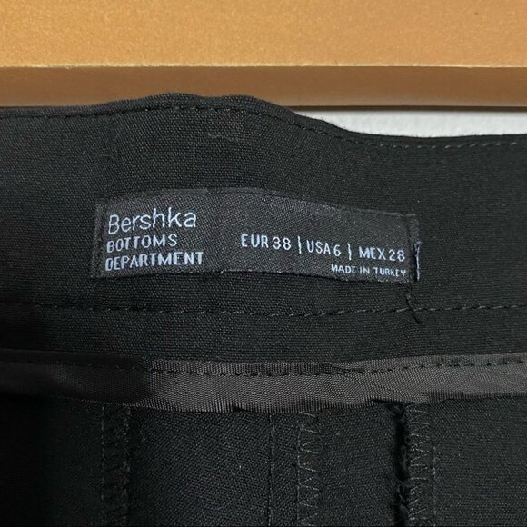 Asos Bershka Women's Black Formal Dress Pants - Picture 3 of 6